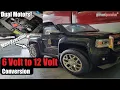 6 Volt to 12 Volt Power Wheels Ride In Car Conversion with Dual Motors AnthonyJ350