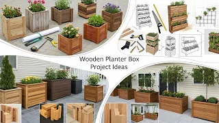 BEST COLLECTION 150 Wooden Planter Box Ideas DIY Garden