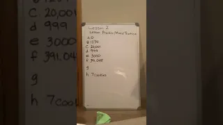 Saxon Math Lesson 2 Lesson Practice