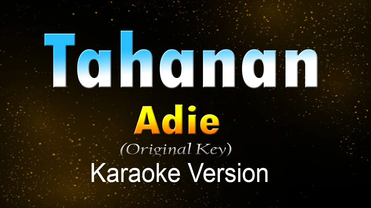 TAHANAN - Adie  (KARAOKE/Instrumental)