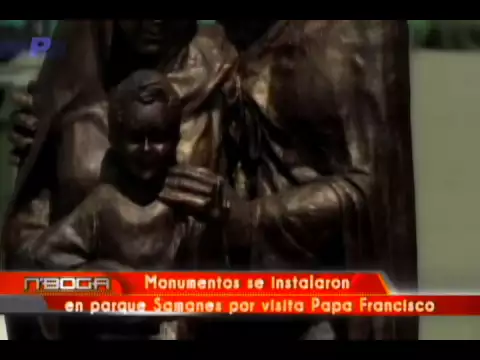 Monumentos se instalaron en parque Samanes por visita del Papa Francisco