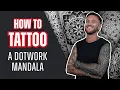 How to Tattoo a Dotwork Mandala with Bintt Tattoo Tutorial