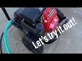 Excell Powerwasher Honda Engine Running