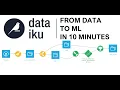 Get started with Dataiku From data to machine learning predictions in 10 minutes
