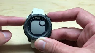 Garmin Instinct - How to do a Hard Restart