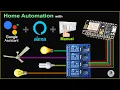 Smart Home with Google Assistant Alexa using NodeMCU ESP8266 Manual Voice IoT Projects 2021