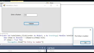Visual Basic Validation Integer Type Check