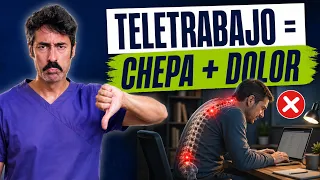 TELETRABAJO = HOMBROS ADELANTADOS + CHEPA + DOLOR LUMBAR | Haz estos ejercicios YA