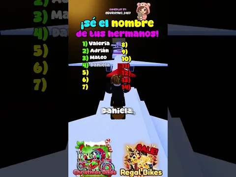 ¡SI TIENES HERMANOS, PODRÍAS ESTAR PERDIDO! 💀🔥 #shorts #roblox