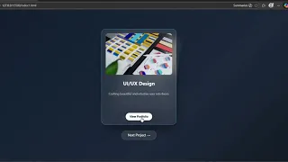 Interactive Stacked Card Portfolio HTML CSS JavaScript Animation