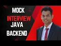 Mock Interview Java Backend Core Java Interview Practice Backend Developer
