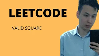 LeetCode - Valid Square