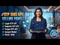 OTP SMS API Panel Login Register OTP API SMS Cost 0 15