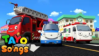 The Rescue Team VS The Strong Heavy Vehicles🔥| Best Tayo Songs | Nursery rhymes for Kids