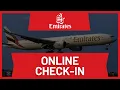 How to Emirates Online Check In