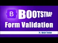 Bootstrap 5 Form Validation