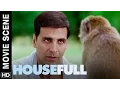 Download Lagu Akshay fights with a monkey for Deepika | Housefull | Movie Scene