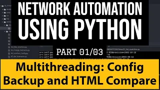 Cisco Config Backup Multithreading and Config Compare using DiffLib Python compare config in HTML