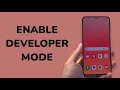 How To Get Developer Mode On Android