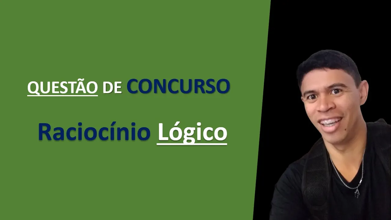 Raciocínio Lógico Q30 Prova de Matemática #VUNESP 2018 Agente de Manutenção e Zeladoria