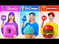 Download Lagu Cooking Challenge McDonald’s vs Ice Cream vs Donuts | Funny Food Situations by Multi DO Challenge