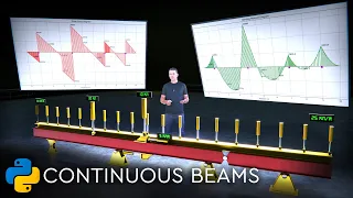 OpenSeesPy Quick Start - Analysing Continuous Beams including hinges