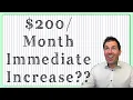200 Immediate Monthly Increase to Social Security SSDI SSI Checks is Back