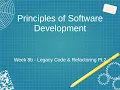 Principles of Software Development - Week 8b