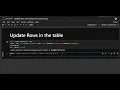 MySQL using Python - Update Rows In MySQL Tables