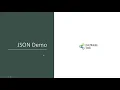 JSON JavaScript Object Notation