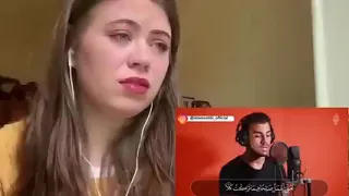 شاهد ردة فعل الاجانب عند سماع القرآن الكريم بصوت إسلام صبحي 