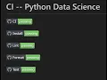 Continuous Integration for Python Data Science -