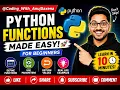 Python Functions Explained in 10 Minutes Python Functions for Beginners Coding With AnujSaxena