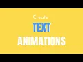 ASMR Programming - Create TEXT Animation Background image