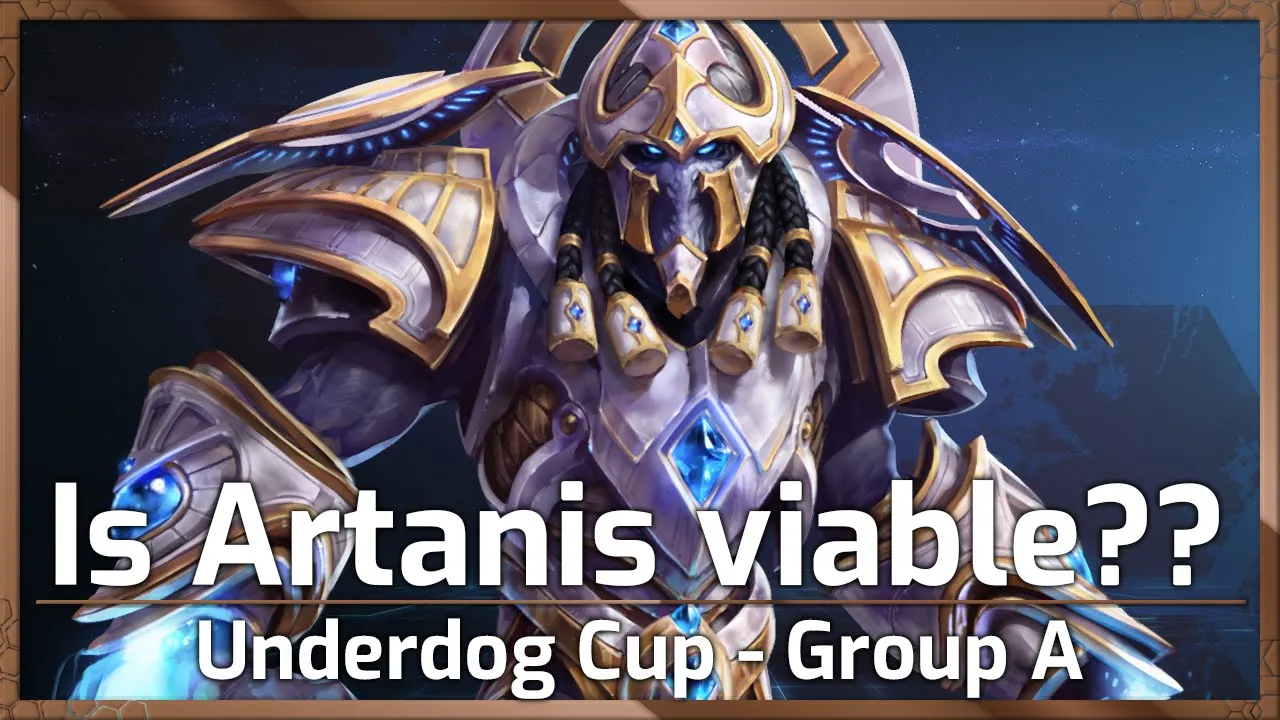 Is Artanis viable? 🤔 - Underdog Cup #3 - Heroes of the Storm