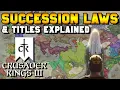 Succession Laws Titles Guide in Crusader Kings 3