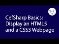 CefSharp Basics Display an Webpage