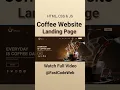 Coffee Website Using HTML CSS Step by Step Tutorial Fast Code