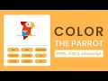 Color The Parrot Javascript Project With Source Code