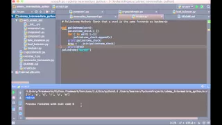 Code Exercise Python Palindrome Checking Parts I II