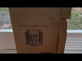 No dig decorative garden fence outdoor yard 10 Panels No Dig Decorative Garden Fence with Gate - 4