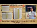 Buck Stove Model 18 20 20zc 21 FS21 81 85 261 Glass
