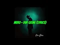 MERO - DUR GITME (lyrics)