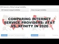 Comparing Internet Service Providers AT T vs Xfinity