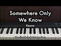 Lagu Somewhere Only We Know - Keane | Piano Karaoke by Andre Panggabean
