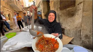 الحاجة قدارة عندها احلي كشري شوربة في الحارة الخرطة السيدة عائشة 