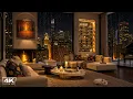 Download Lagu Soft Piano Jazz in Cozy Chicago Apartment 🌧️ Peaceful Rainy Day Melodies for Relaxing \u0026 Sleeping