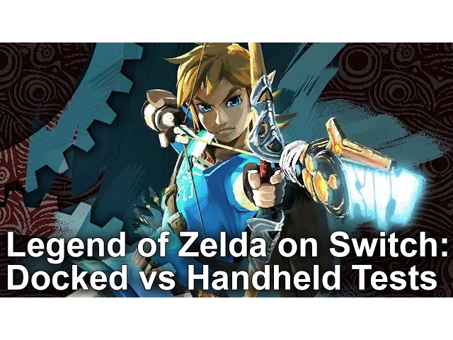 Zelda: Breath of the Wild - Switch Docked vs Undocked Comparison + Frame-Rate Test