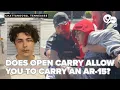 Chattanooga residents question arrest of man with AR-15 citing open carry law