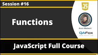 Functions in JavaScript JavaScript for Beginners - Part 16